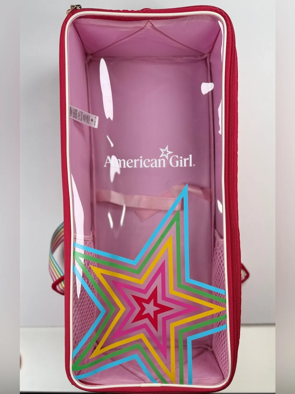 ‘American Girl’ Travel Case with Multicolor Star and Adjustable Straps!! ⭐️🌈
